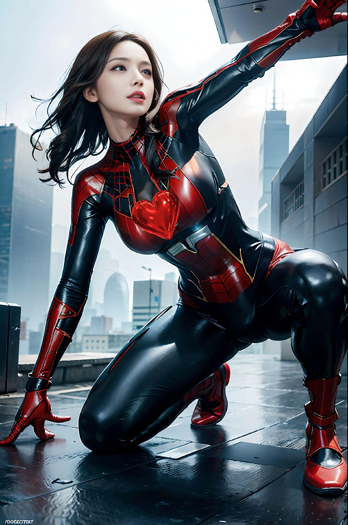 Spider girl. #hotbody #ai painting #cos #Marvel