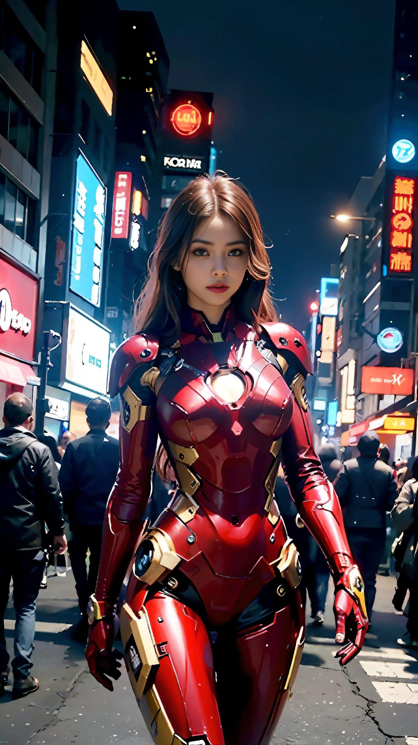 iron man girl #hotbody #ai painting #cos #ironman